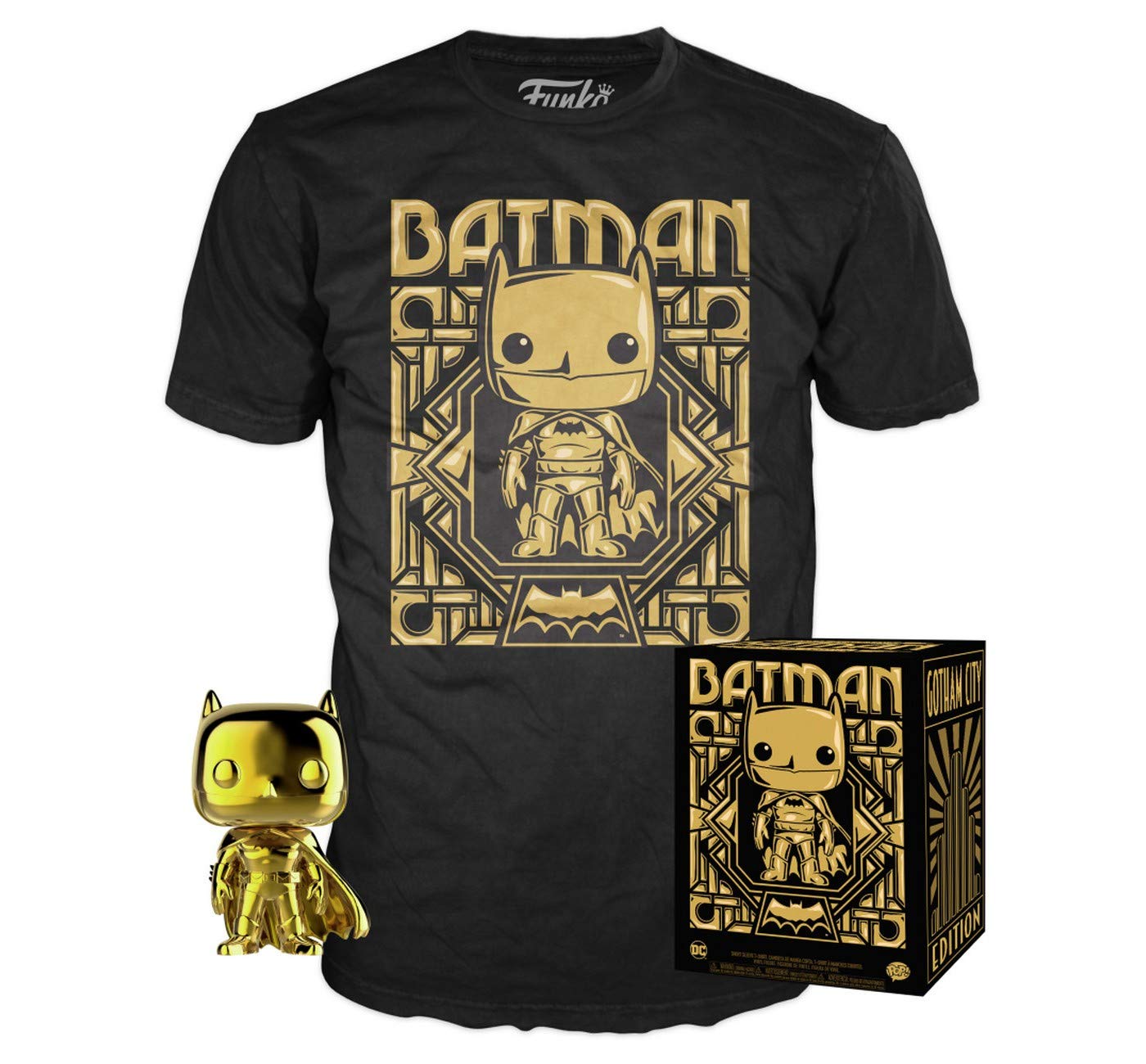 Funko POP! Tees Batman Exclusive Size L Collectors Box