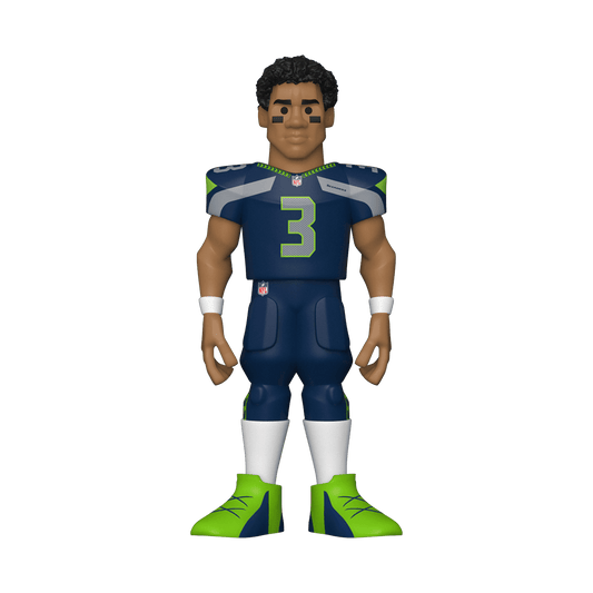 Funko GOLD Russell Wilson [Seahawks Home Uniform] NFL Premium Figure 12"