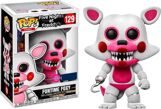 Funko POP! Games Five Nights at Freddy's Funtime Foxy #129 [Flocked] Exclusive