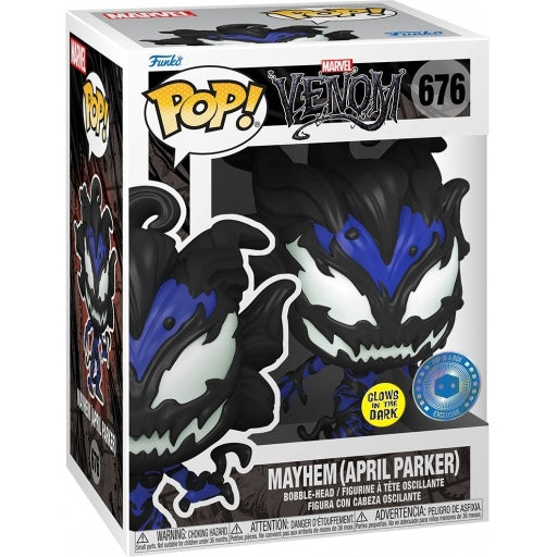 Funko POP! Marvel Venom Mayhem (April Parker) #676 [Glows in the Dark] Exclusive