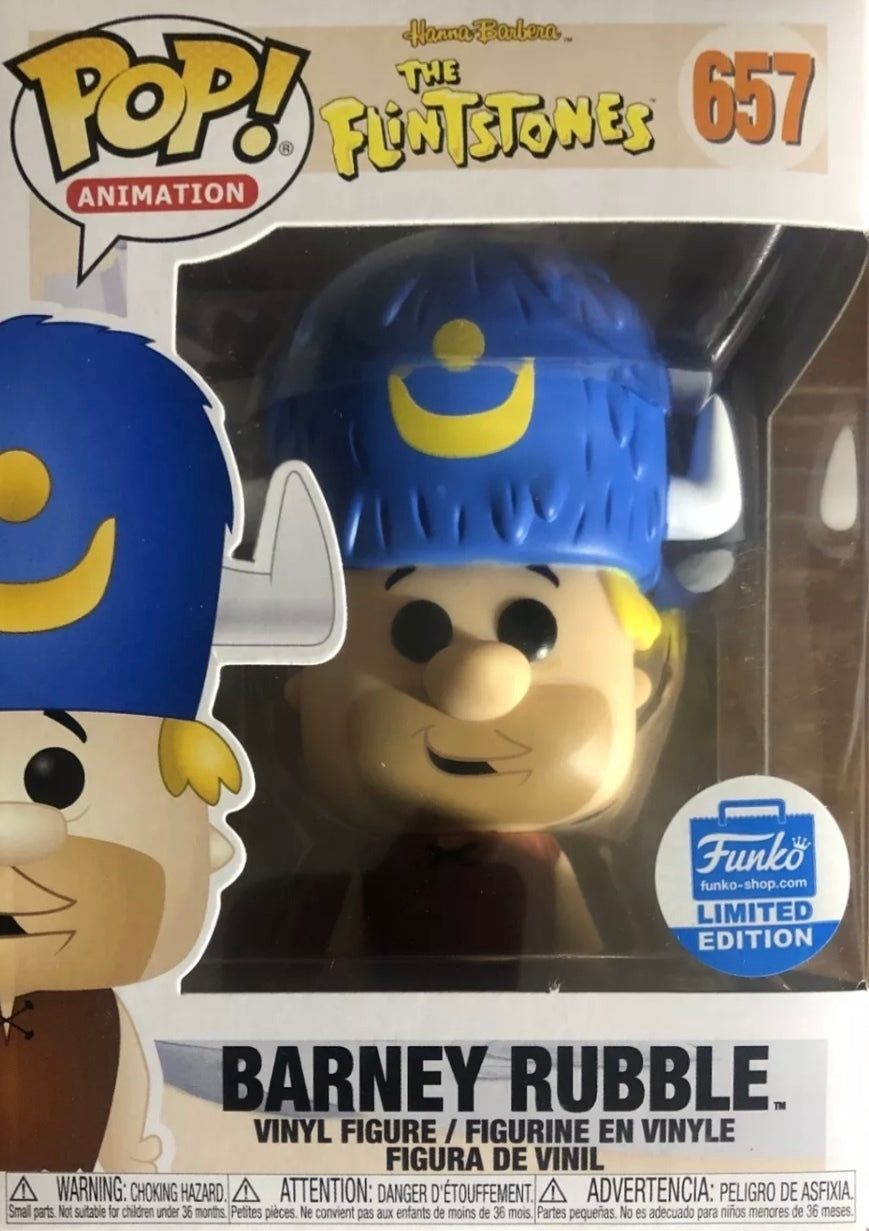 Funko POP! Animation Barney Rubble #657 [Water Buffalo Hat] Exclusive