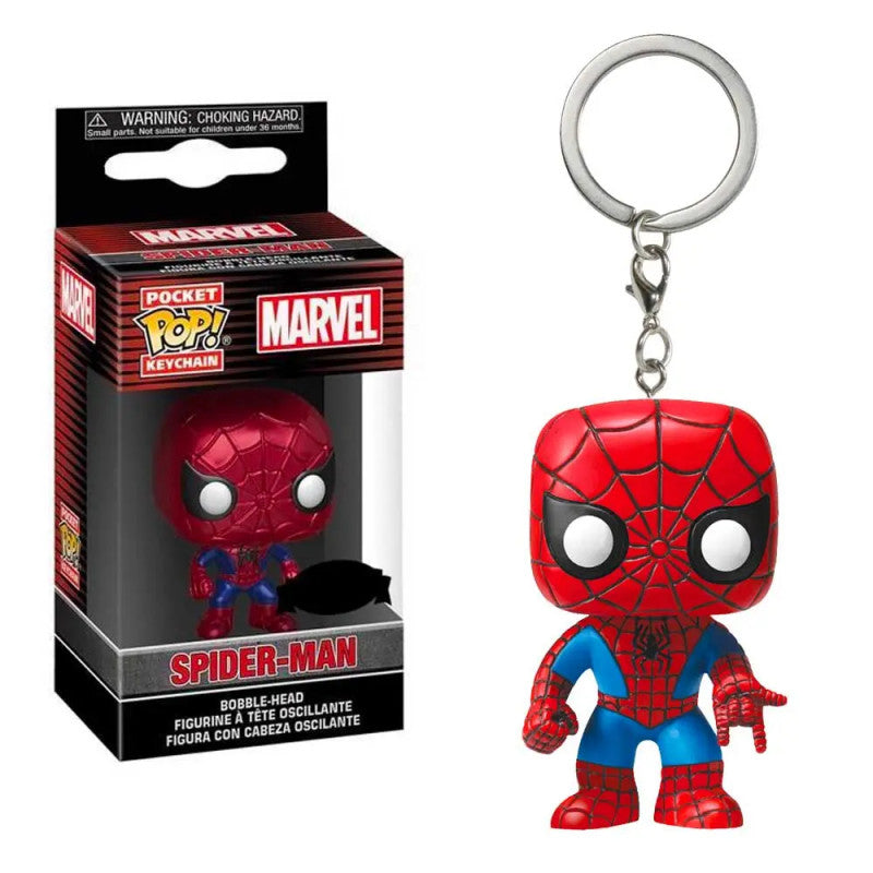 Funko Pocket POP! Keychain Spiderman [Metallic]