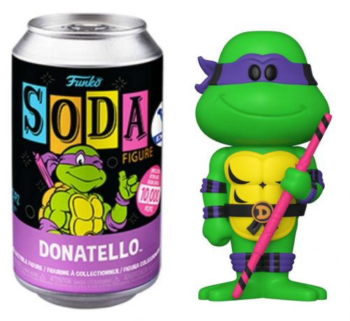 Funko SODA Teenage Mutant Ninja Turtles Donatello Black Light Funko Shop Exlusive Limited Edition 10000