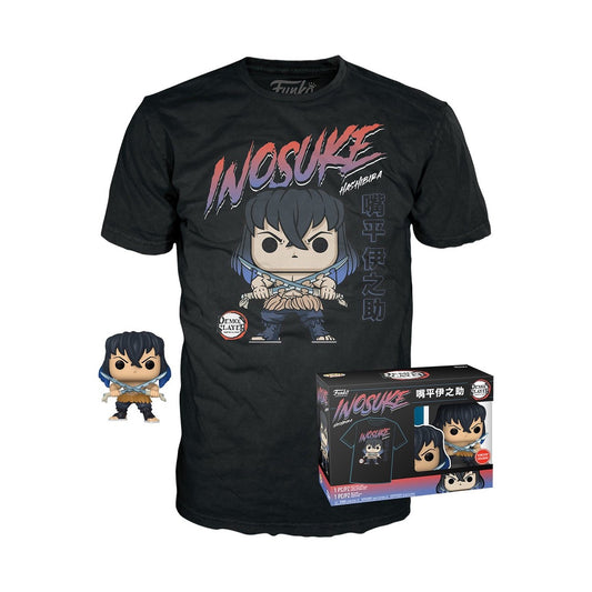 Funko POP! and Tee Animation Inosuke Unmasked with Size XL T-Shirt Collectors Box Exclusive