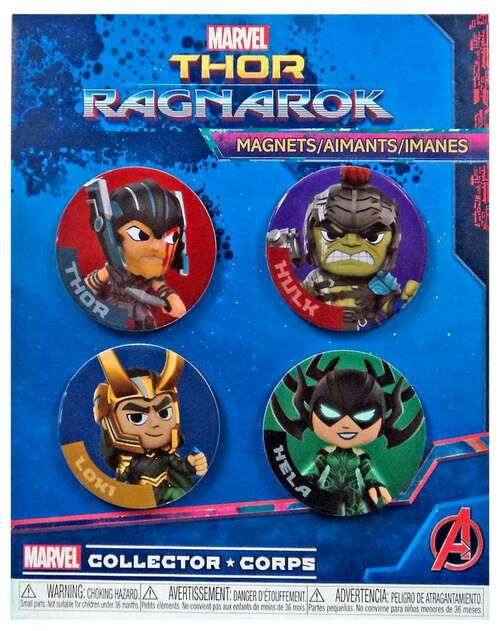 Funko Thor Ragnarok Marvel Collector Corps Thor Ragnarok Exclusive Magnet Set