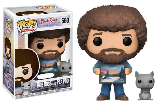 Funko POP! Television Bob Ross and Pea Pod #560 Exclusive
