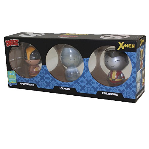 Funko Dorbz Marvel X-Men Wolverine (Brown Suit), Iceman & Colossus 3-Pack Exclusive