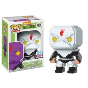 Funko POP! 8-Bit Teenage Mutant Ninja Turtles Foot Soldier #09 [White] LE 500 Exclusive