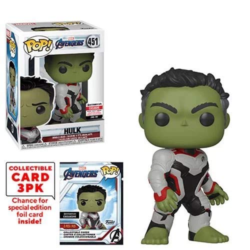 Funko POP! Marvel Avengers Endgame Hulk #451 with Collector Cards Exclusive