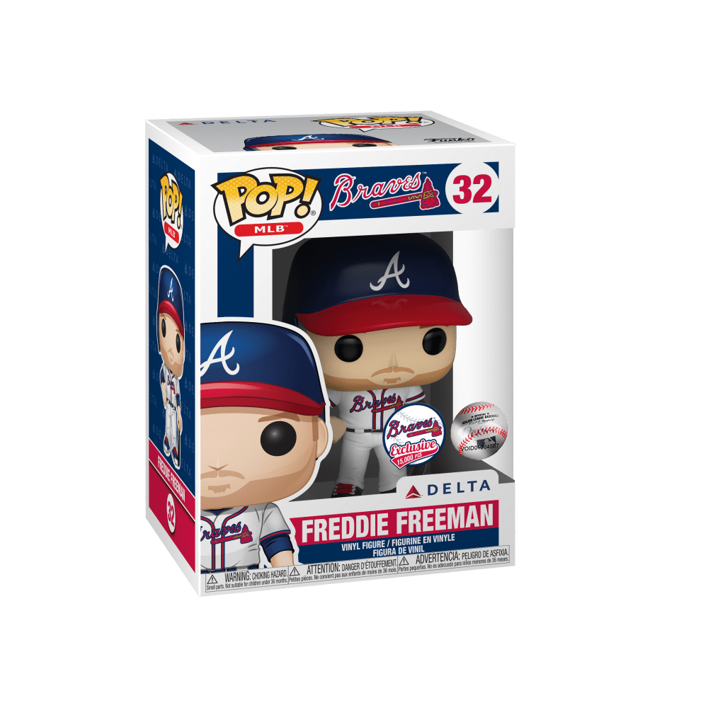 Funko POP! MLB Atlanta Braves Freddie Freeman #32 [Home Jersey] Exclusive