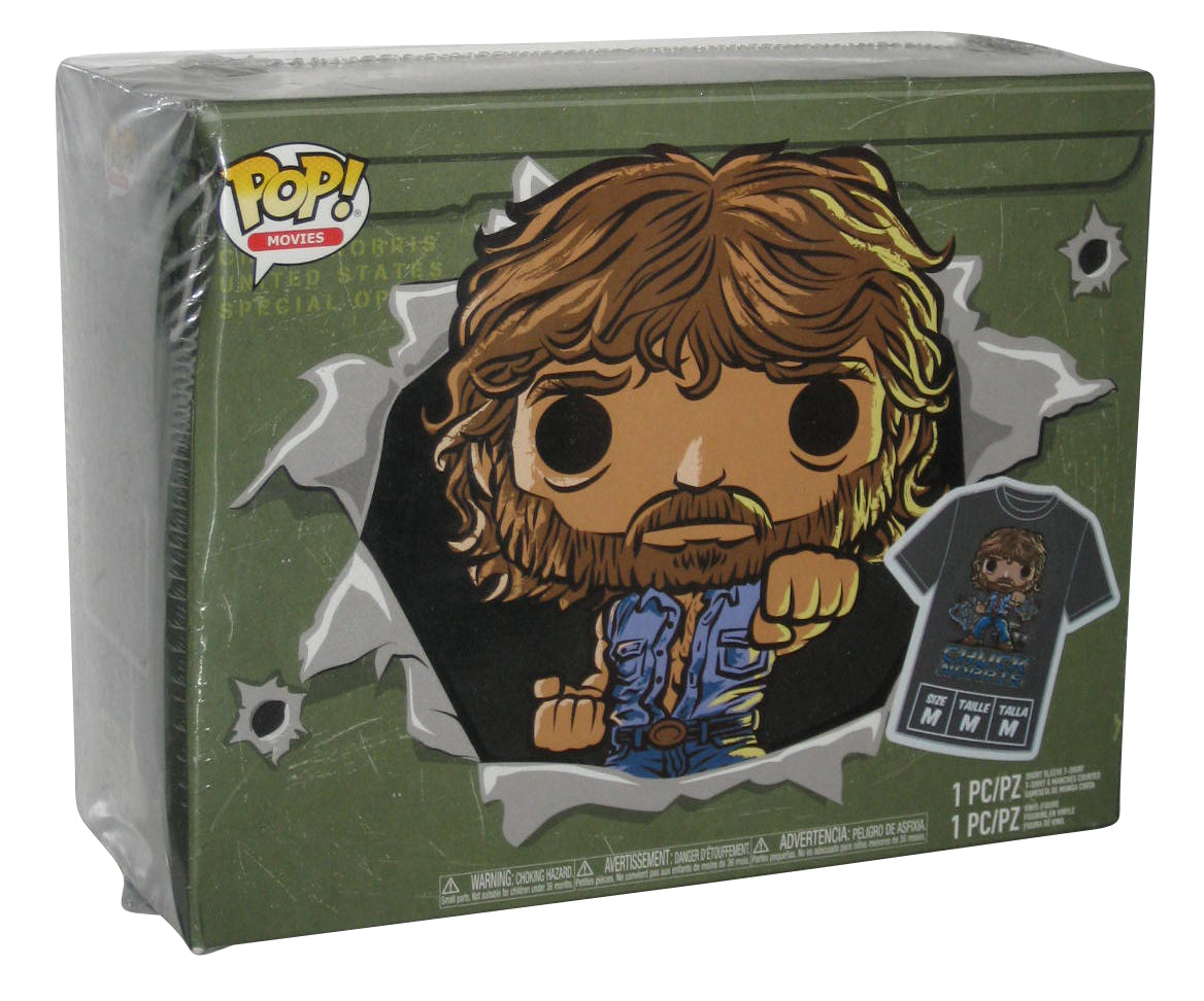 Funko POP! and Tee Chuck Norris with Size Medium T-Shirt Collectors Box Exclusive