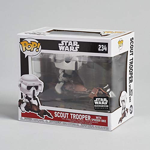 Funko POP! Star Wars Scout Trooper with Speeder Bike #234 Smuggler's Bounty Exclusive