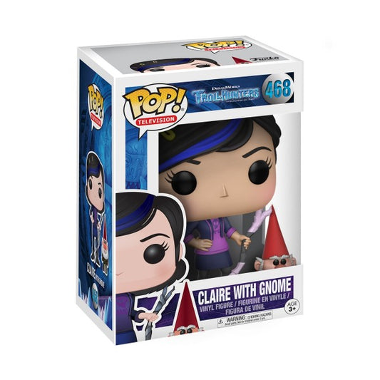 Funko POP! Trollhunters Claire with Gnome #468