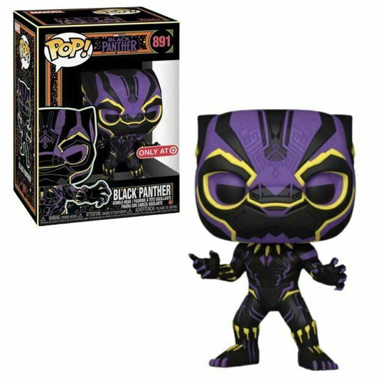 Funko POP! Marvel Black Panther #891 [Black Light] Target Exclusive