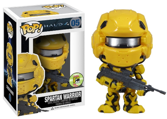 Funko POP! Halo 4 Spartan Warrior #05 [Yellow] LE 480 Exclusive