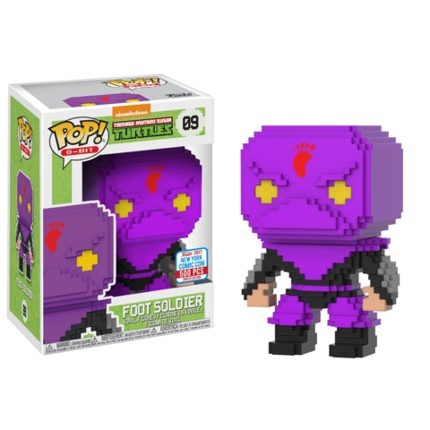 Funko POP! 8-Bit Teenage Mutant Ninja Turtles Foot Soldier #09 [Purple] LE 500 Exclusive