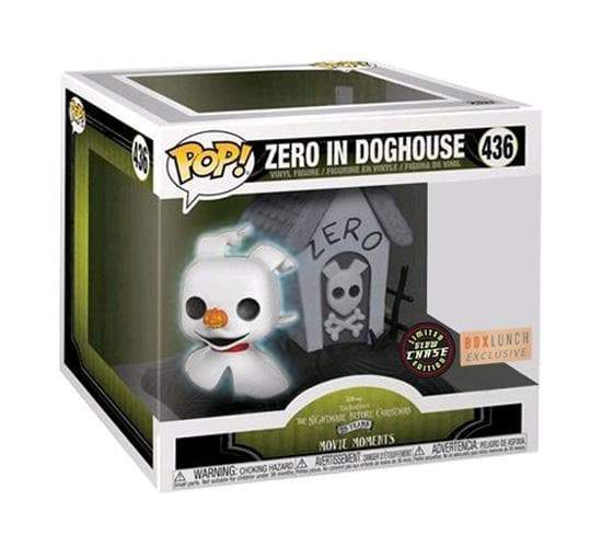 Funko POP! Disney The Nightmare Before Christmas CHASE Zero in Doghouse #436 [Glows in the Dark] Exclusive