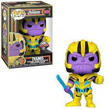 Funko POP! Marvel Avengers Endgame Thanos #909 [Black Light] Exclusive