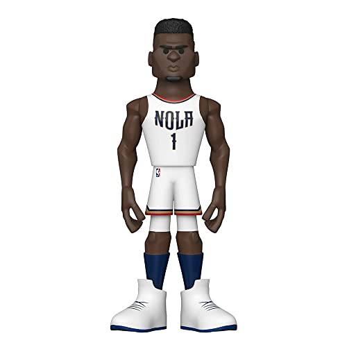 Funko GOLD NBA Zion Williamson [White NOLA Uniform] 5"