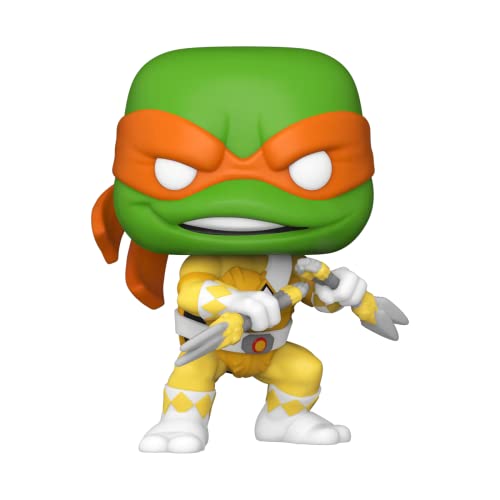 Funko POP! Retro Toys Power Rangers x TMNT Mikey as Yellow Ranger #111 Exclusive