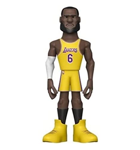 Funko Gold 12 Inch Lebron James Yellow Jersey (Styles May Vary)