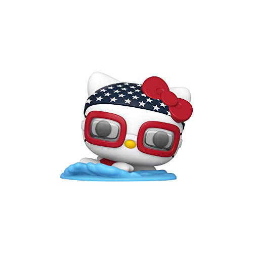 Funko Pop! Sanrio: Hello Kitty Sports - Swimming Hello Kitty, Multicolor, Model:48692, 3.75 inches