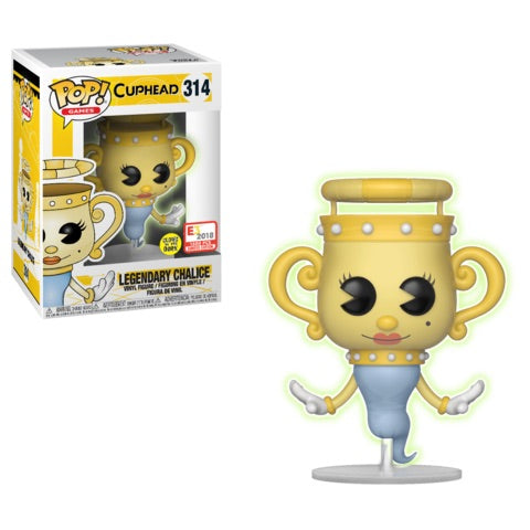 Funko POP! Games Cuphead Legendary Chalice #314 [Glows in the Dark] Exclusive