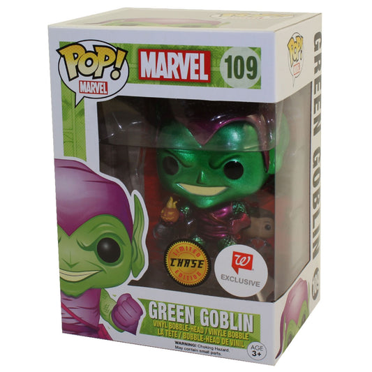 Funko POP! Marvel CHASE Green Goblin #109 [Metallic]