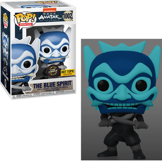 Funko POP! Animation Avatar the Last Airbender CHASE The Blue Spirit #1002 [Glows in the Dark] Exclusive