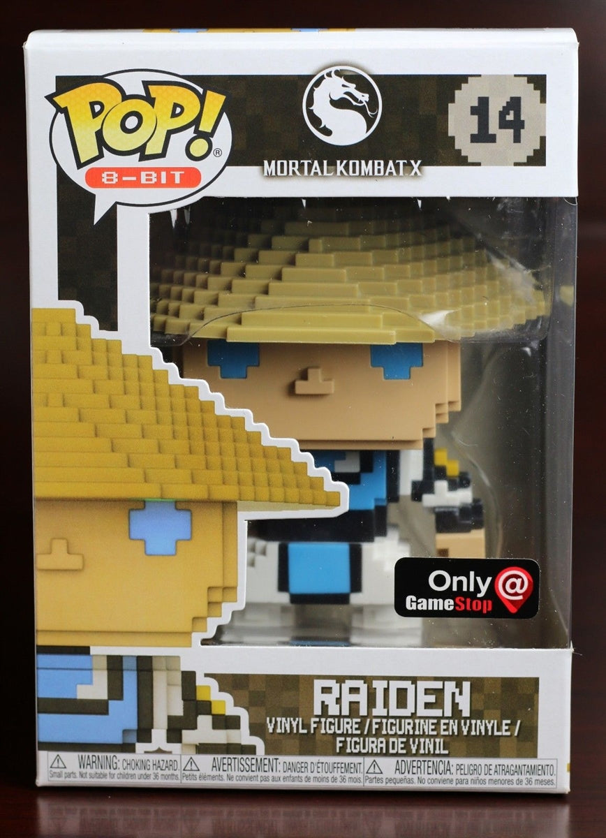 Funko POP! 8-Bit Mortal Kombat X Raiden #14 Gamestop Exclusive