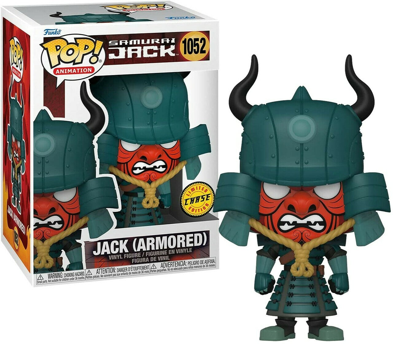 Funko POP! Animation Samurai Jack CHASE Jack (Armored) #1052