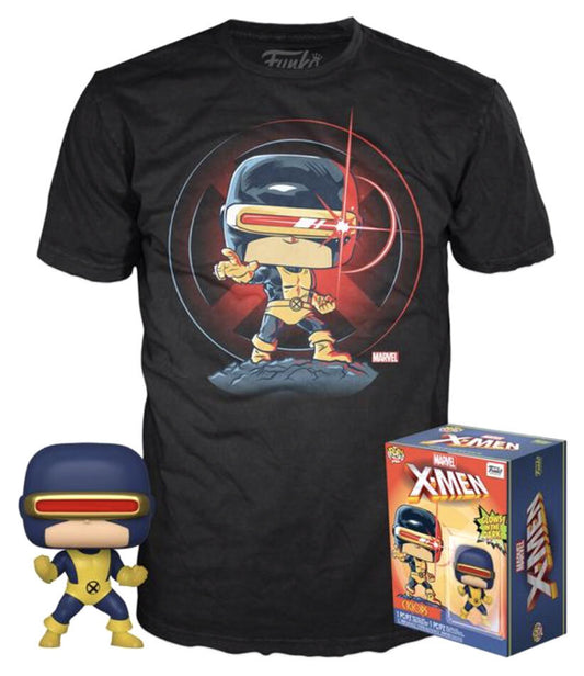 Funko POP! and Tee: X-Men Cyclops First Appearance Glow in the Dark M