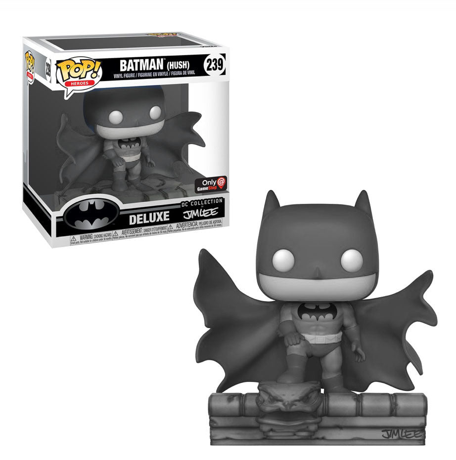 Funko POP! Heroes Deluxe Batman #239 [Hush, Black & White] Jim Lee Collection Exclusive