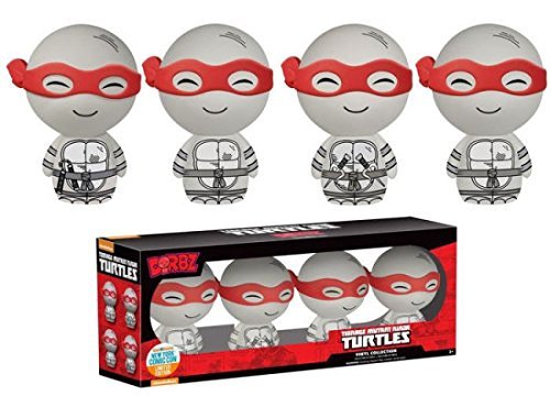 Funko Dorbz Teenage Mutant Ninja Turtles 4-Pack [Black and White] Exclusive