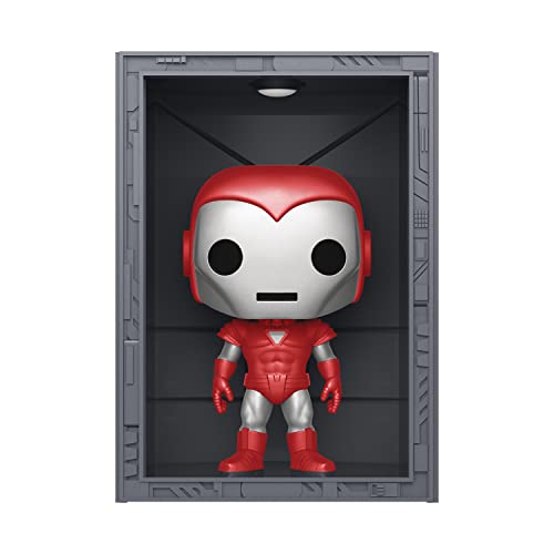 Funko POP! Deluxe Marvel Hall of Armor: Iron Man Model 8 Silver Centurion #1038 Previews Exclusive