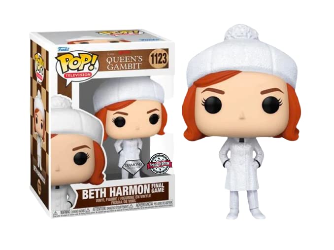 Funko POP! Television The Queenâ€™s Gambit- Beth Harmon Final Game [Diamond Collection] Exclusive