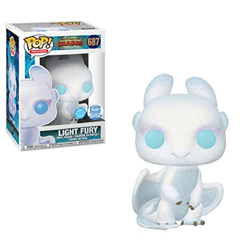 Funko POP! Movies How To Train Your Dragon 3 Light Fury #687 [Glitter] Exclusive