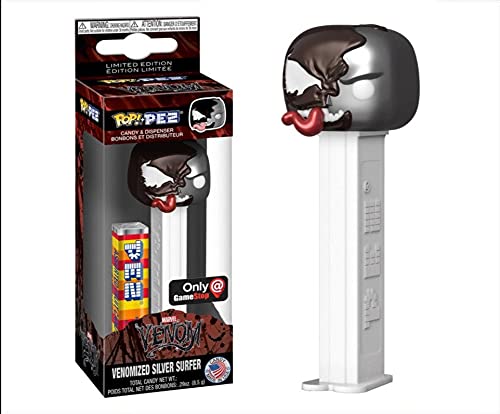 Funko POP! PEZ Marvel Venomized Silver Surfer [Grey] Candy Dispenser Exclusive