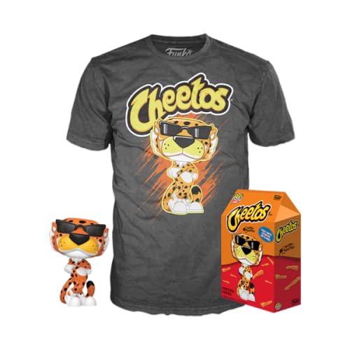 Funko POP! and Tee Ad Icons Chester Cheetah [Glows in the Dark] with Size XL T-Shirt Collectors Box Exclusive