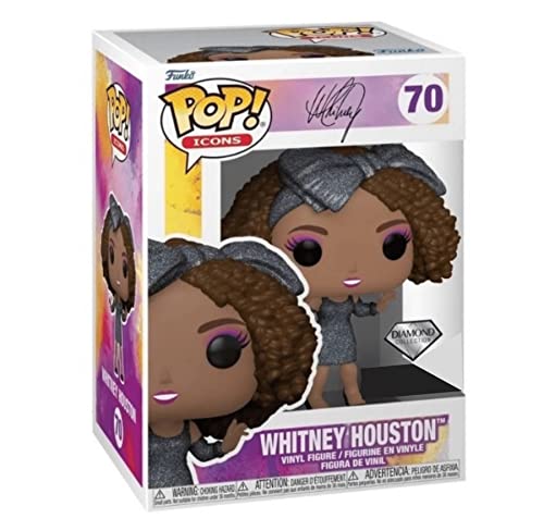 Funko POP! Icons Whitney Houston #70 [Diamond Collection] Exclusive