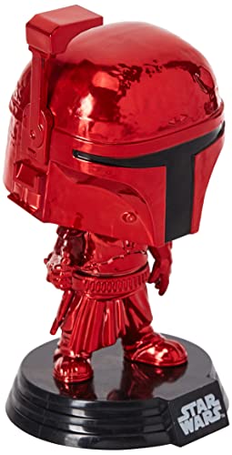 Funko POP! Television Star Wars Book of Boba Fett- Boba Fett #462 [Red Chrome] Exclusive