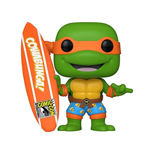 Funko POP! Television #1019 TMNT Michelangelo with Surfboard Summer Convention SHARED Exclusive