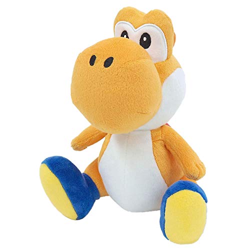 Little Buddy Super Mario All Star Collection Orange Yoshi 7" Plush