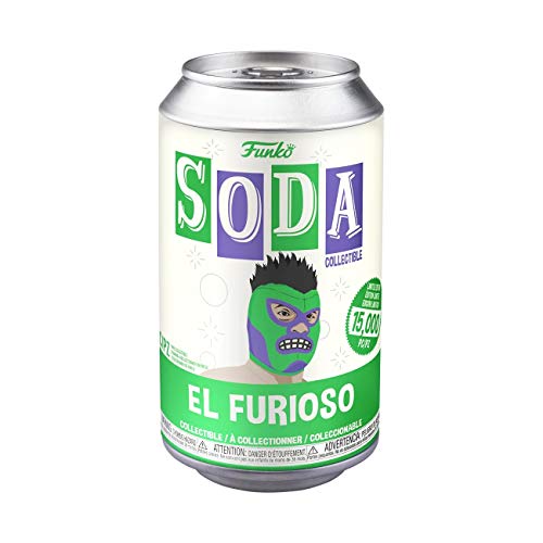 Funko Soda Marvel Luchadores Hulk 4.25" Vinyl Figure in a Can
