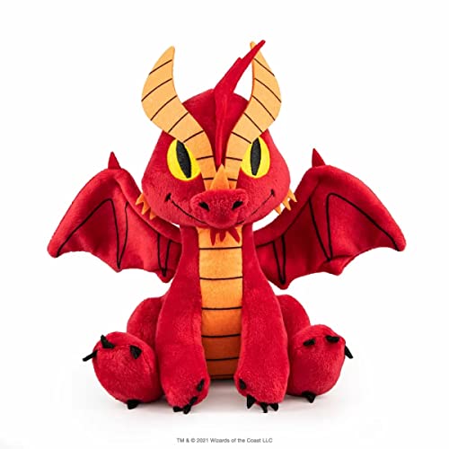 Kidrobot Phunny Plush Red Dragon Toy 8 inches