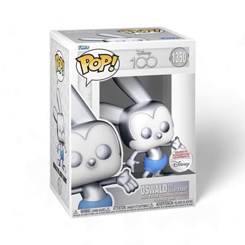 Funko POP! Disney - Disney: 100 Years of Wonder - Oswald the Lucky Rabbit #1350 [Platinum] Exclusive