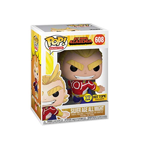 Funko POP! Animation - My Hero Academia - Silver Age All Might - (Glows in The Dark) Exclusive