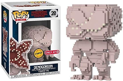 Funko POP! 8-Bit Stranger Things CHASE Demogorgon #20 [Closed Mouth]