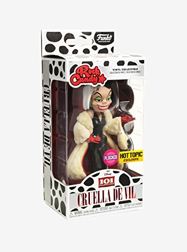 Funko Rock Candy: Disney 101 Dalmatians Cruella De Vil Flocked Exclusive