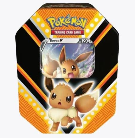 Pokemon V Powers Trading Card Game Eevee Tin